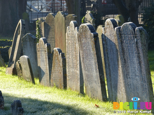 FZ025361 Gravestones at Marlow